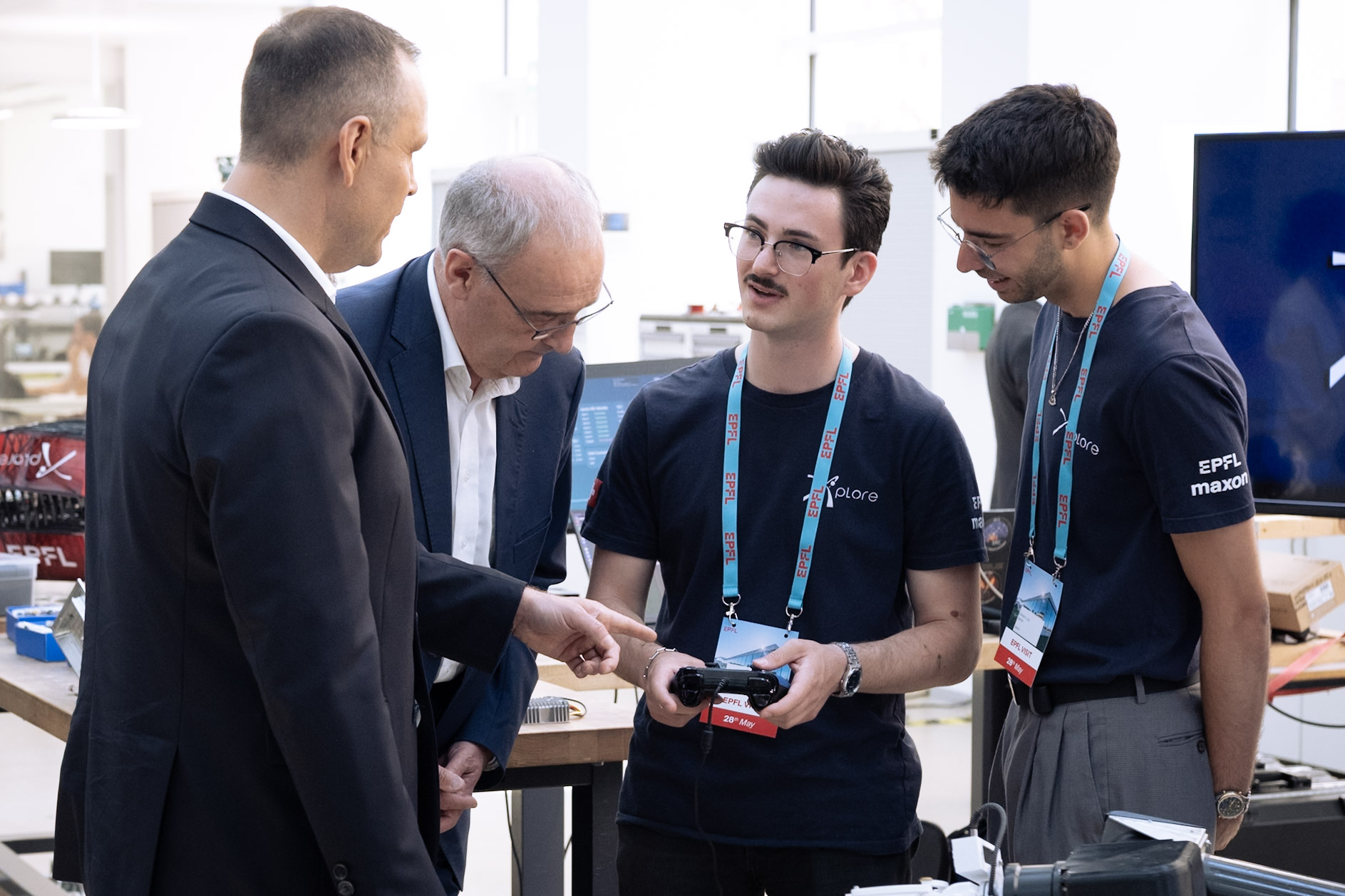 Swiss and Polish Presidents at EPFL 9